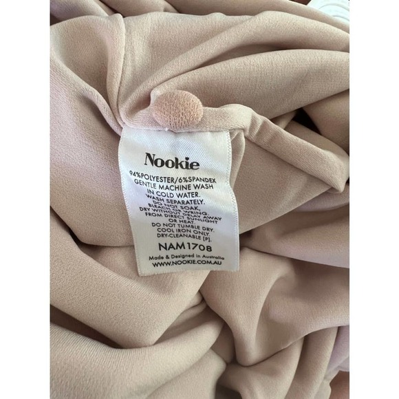 Nookie Hollywood Midi Dress in Blush Pink - Picture 13 of 13